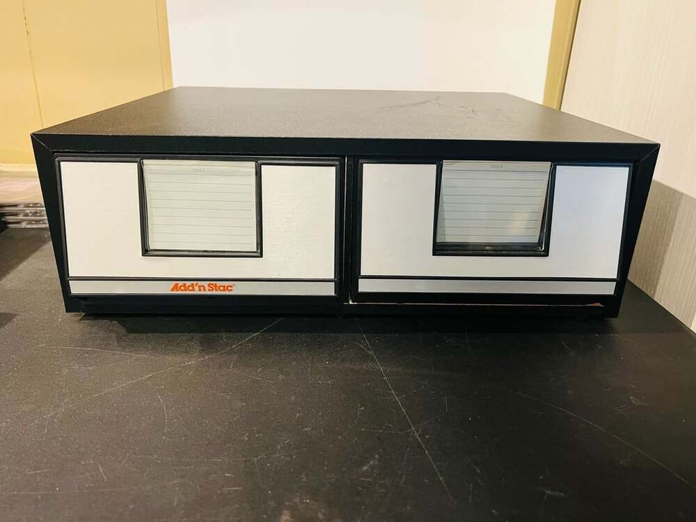 Add'n Stac Vintage Media Storage Cabinet
